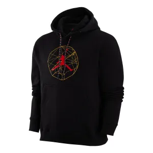 Air Jordan Essentials Logo Hoodies 'Black'