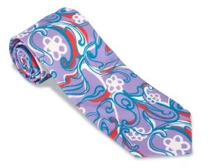 Lavender Bonjour Necktie - F5474